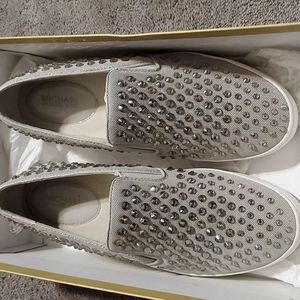 Slip on Michael Kors bling shoes